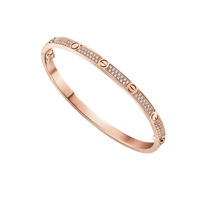 [Azure Tears]CLASSIC 3.65MM LOVE FULL PAVE BANGLE