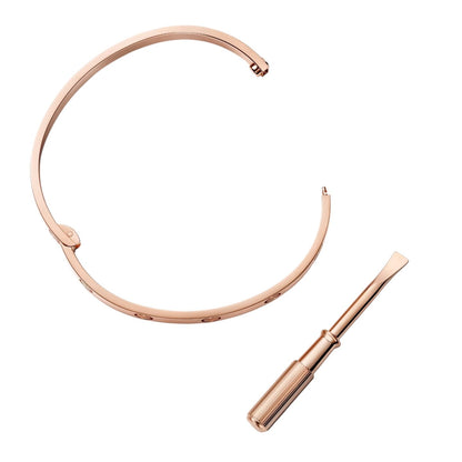 [Azure Tears]CLASSIC 6.1MM LOVE SINGLE-SCREW CLOSURE BANGLE