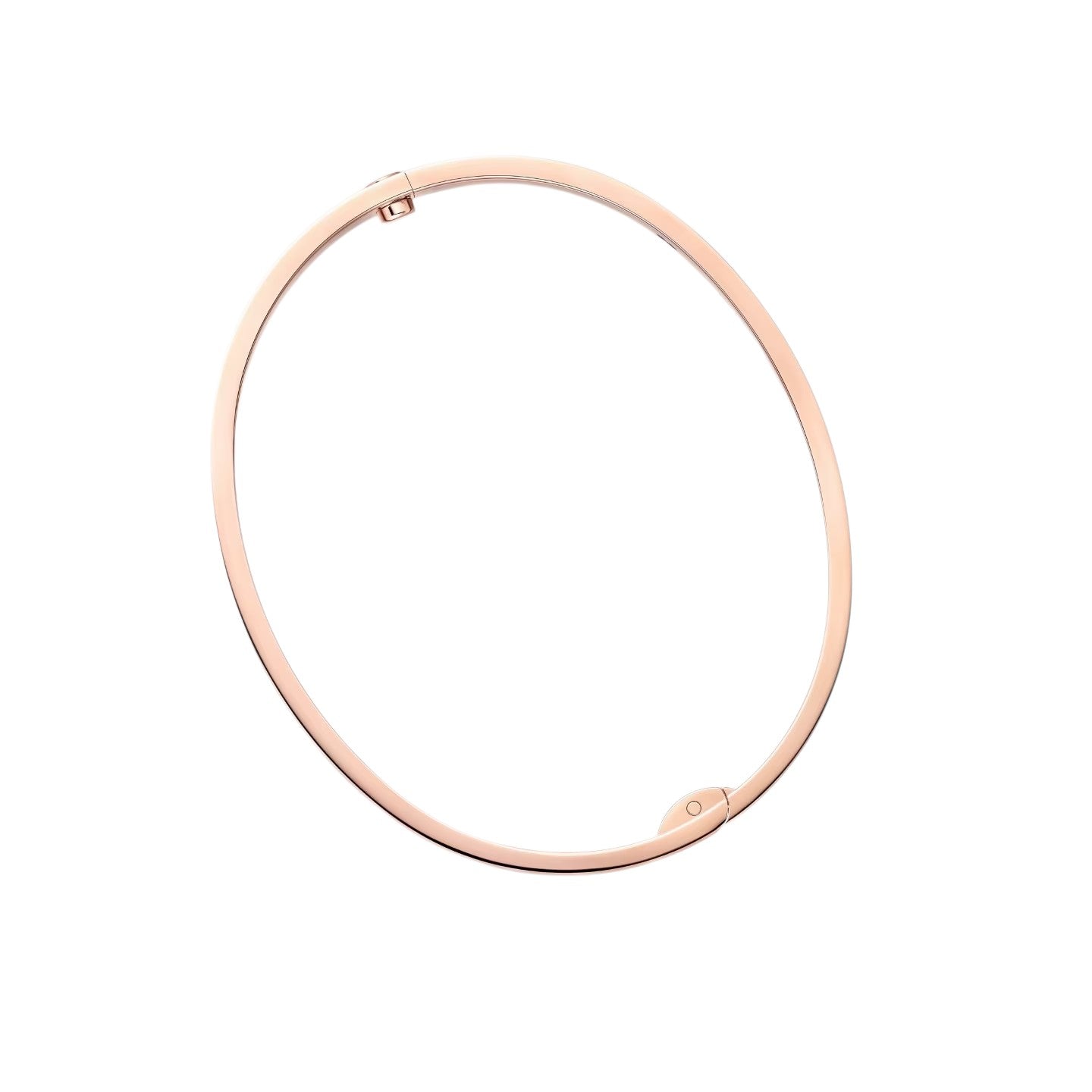 [Azure Tears]CLASSIC 6.1MM LOVE SINGLE-SCREW CLOSURE BANGLE - 4-DIAMOND