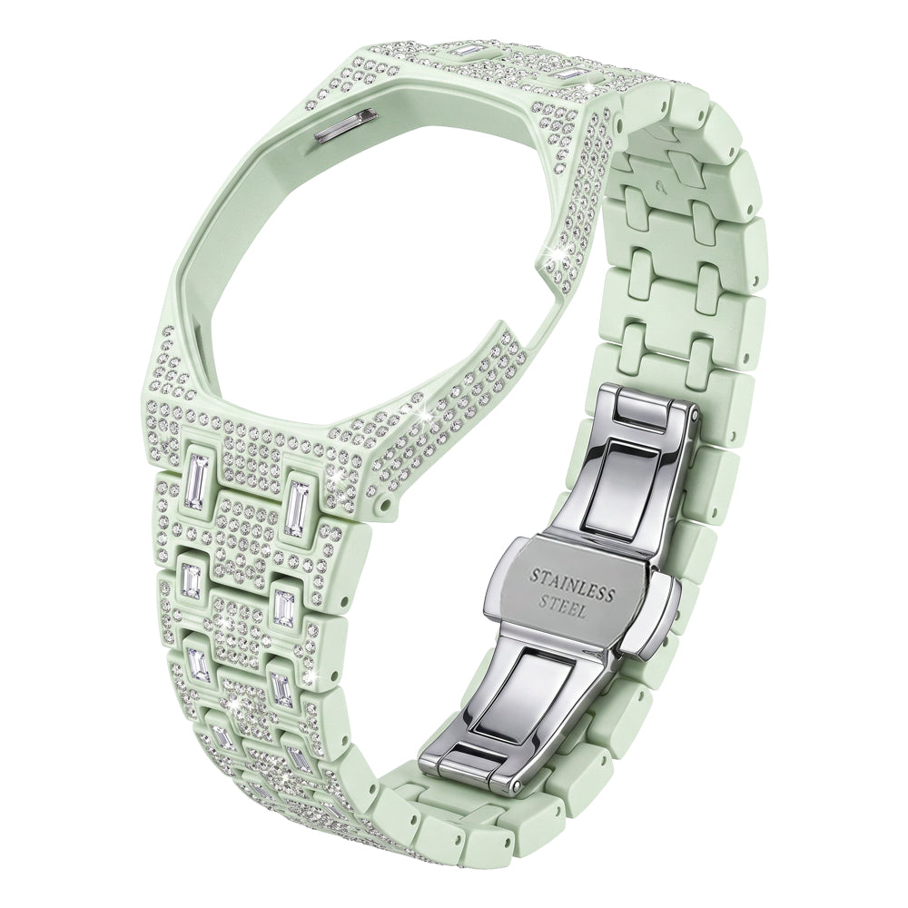 [Azure Tears]Royal Oak Pop Exclusive Bioceramic Case & Bioceramic Strap Full Diamond