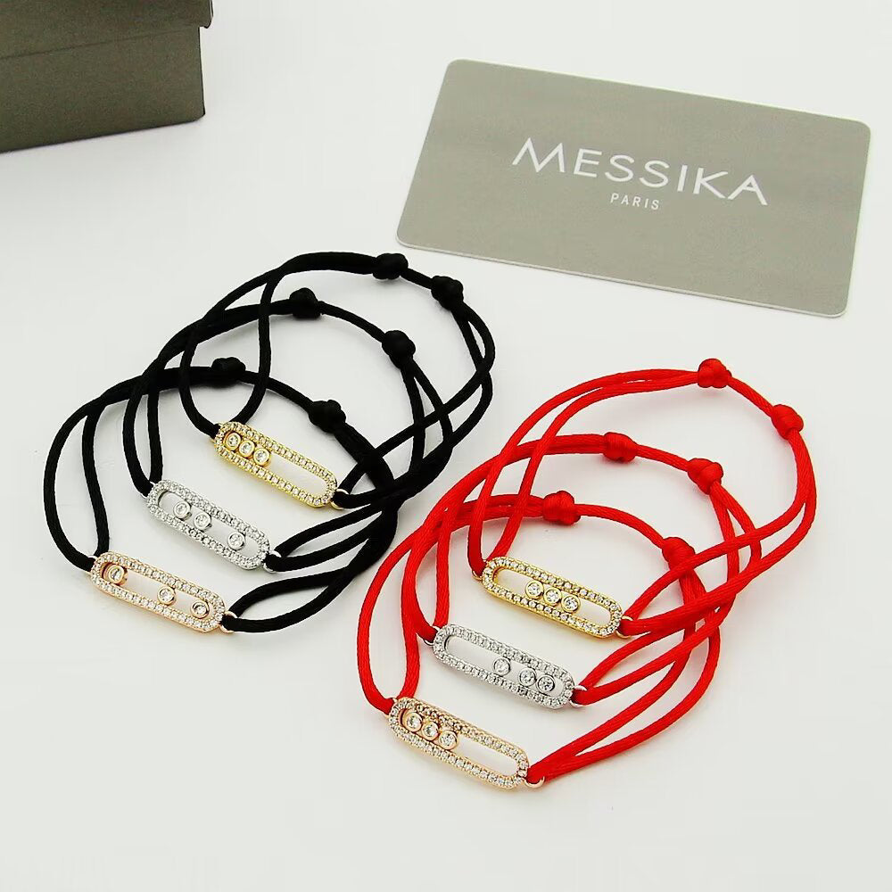 [Azure Tears]CARE(S) PAVÉ CORD BRACELET