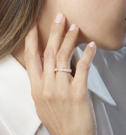 [Azure Tears]ALLIANCE LIENS VIDENCE PAVED DIAMOND 4MM RING