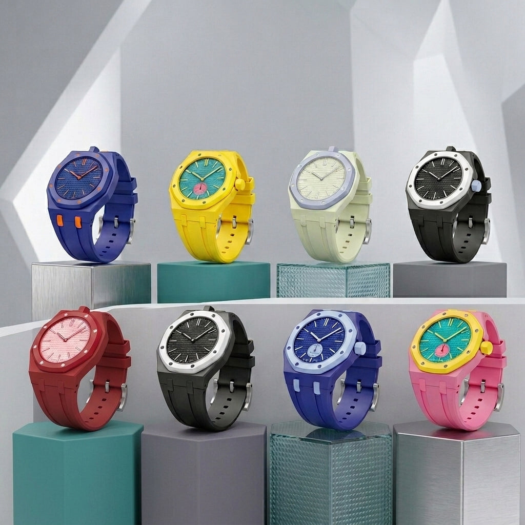 [Azure Tears]ROYAL OAK POP EXCLUSIVE BIOCERAMIC CASE & SILICONE STRAP