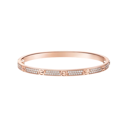 [Azure Tears]CLASSIC 3.65MM LOVE FULL PAVE BANGLE