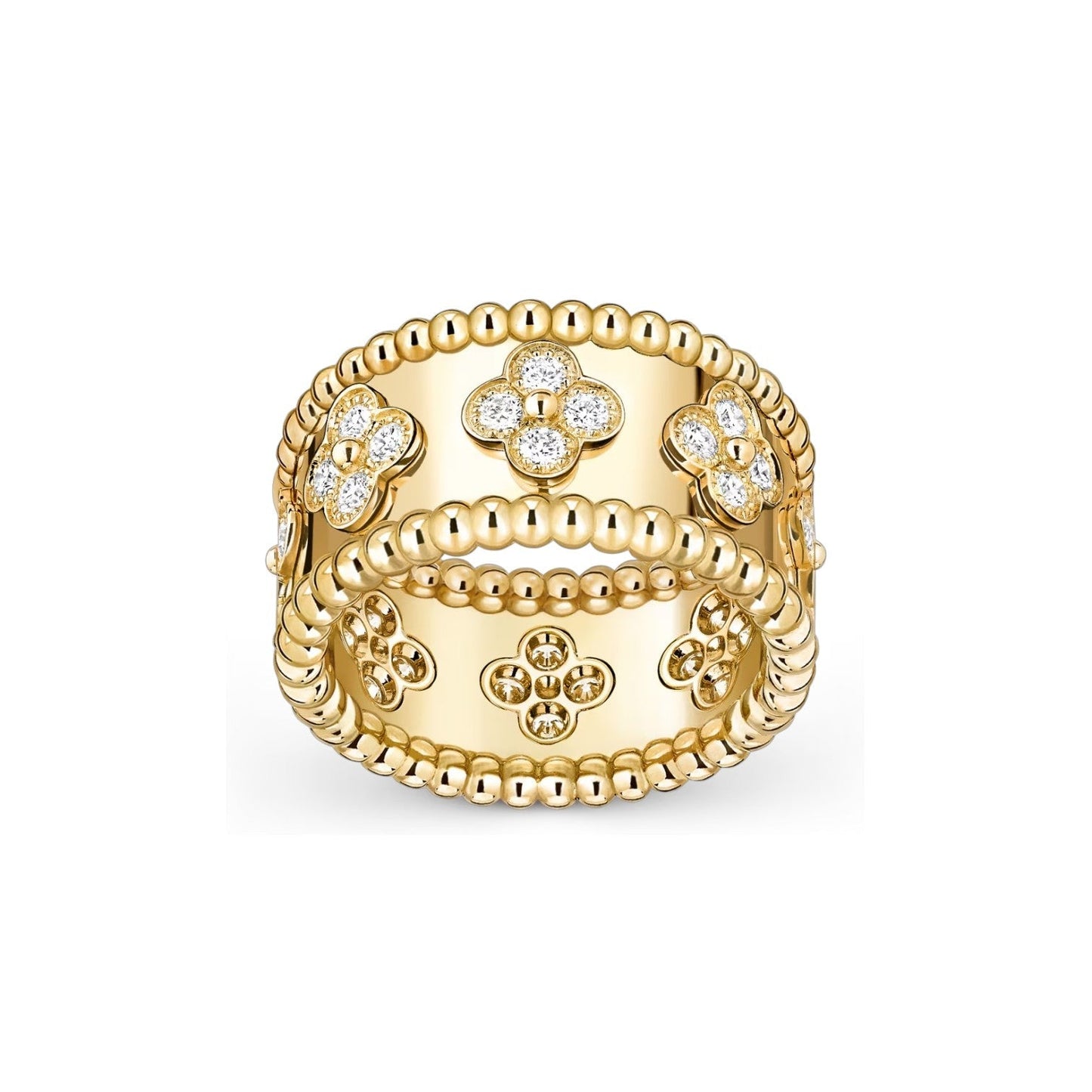 [Azure Tears]KALEIDOSCOPE RADIANCE WIDE BAND RING