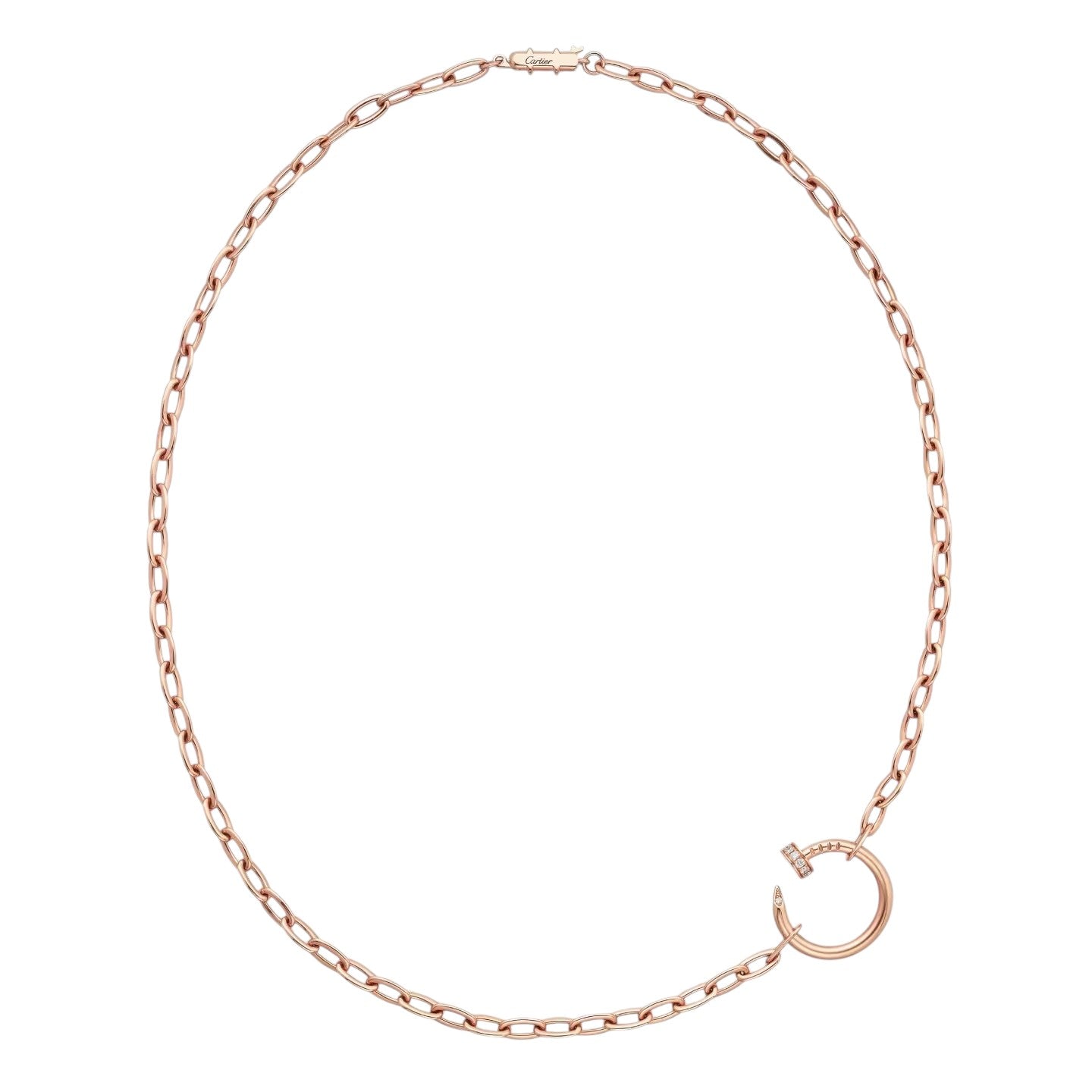 [Azure Tears]CLOU DIAMOND NAIL PENDANT NECKLACE