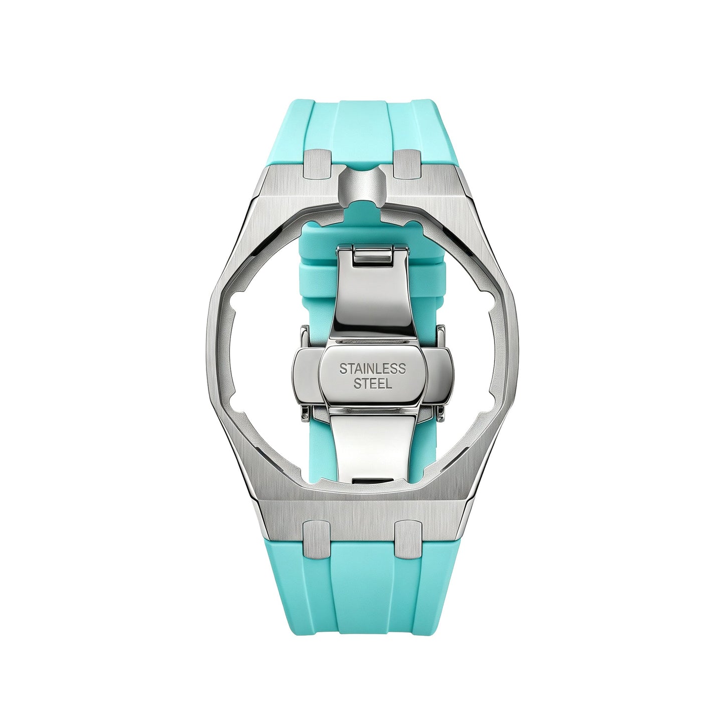 [Azure Tears]Royal Oak Pop Exclusive Steel Case & Silicone Strap With Cradle