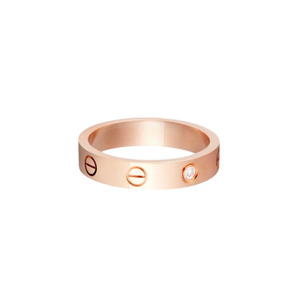 [Azure Tears]LOVE 4MM 1 DIAMOND RING