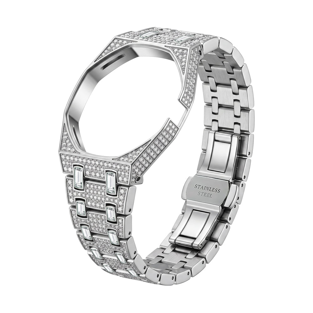 [Azure Tears]Royal Oak Pop Exclusive Bioceramic Case & Bioceramic Strap Full Diamond