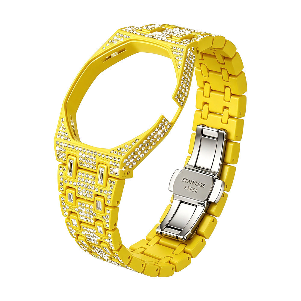 [Azure Tears]Royal Oak Pop Exclusive Bioceramic Case & Bioceramic Strap Full Diamond