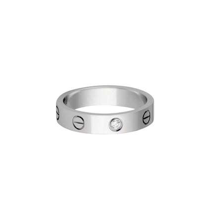 [Azure Tears]LOVE 4MM 1 DIAMOND RING