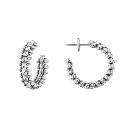 [Azure Tears]CLASH DE 6.4MM HOOP SMALL MODEL EARRINGS