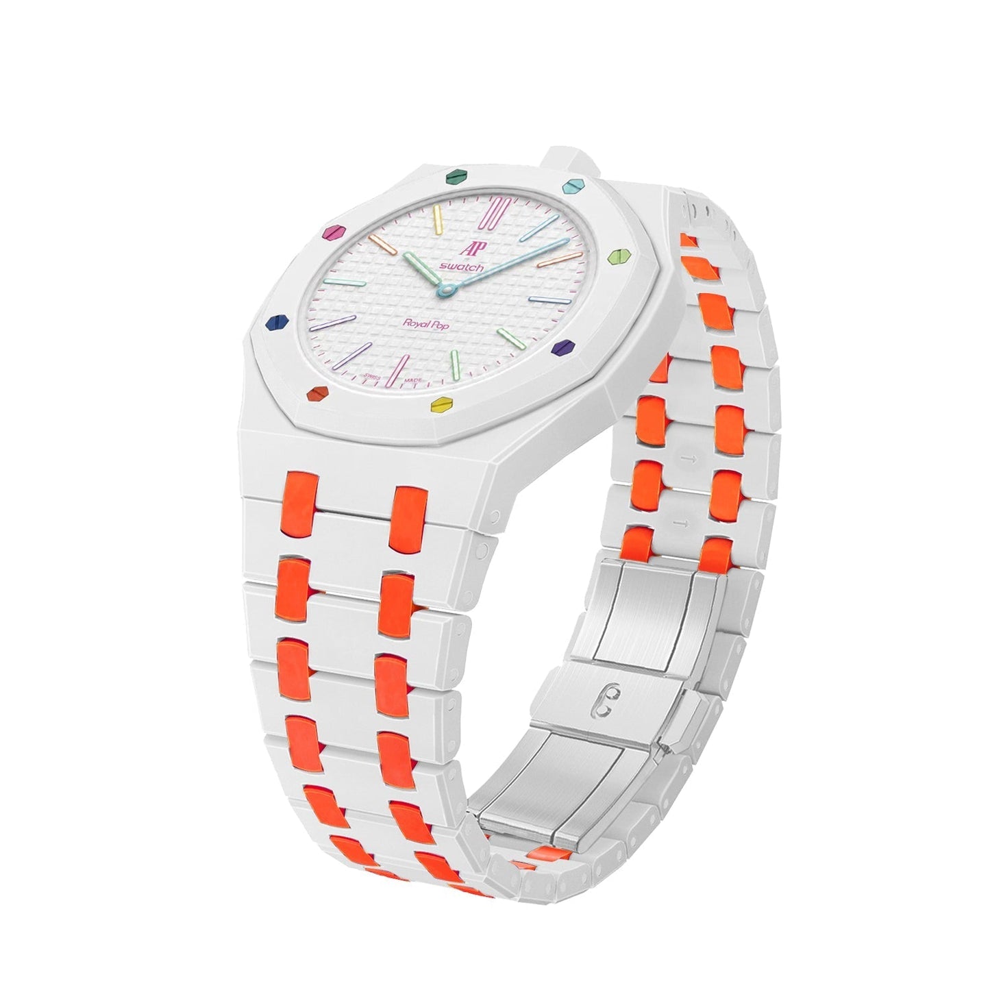[Azure Tears]Royal Oak Pop Exclusive Bioceramic Case & Bioceramic Strap Mix Color