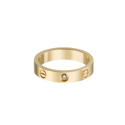 [Azure Tears]LOVE 4MM 1 DIAMOND RING