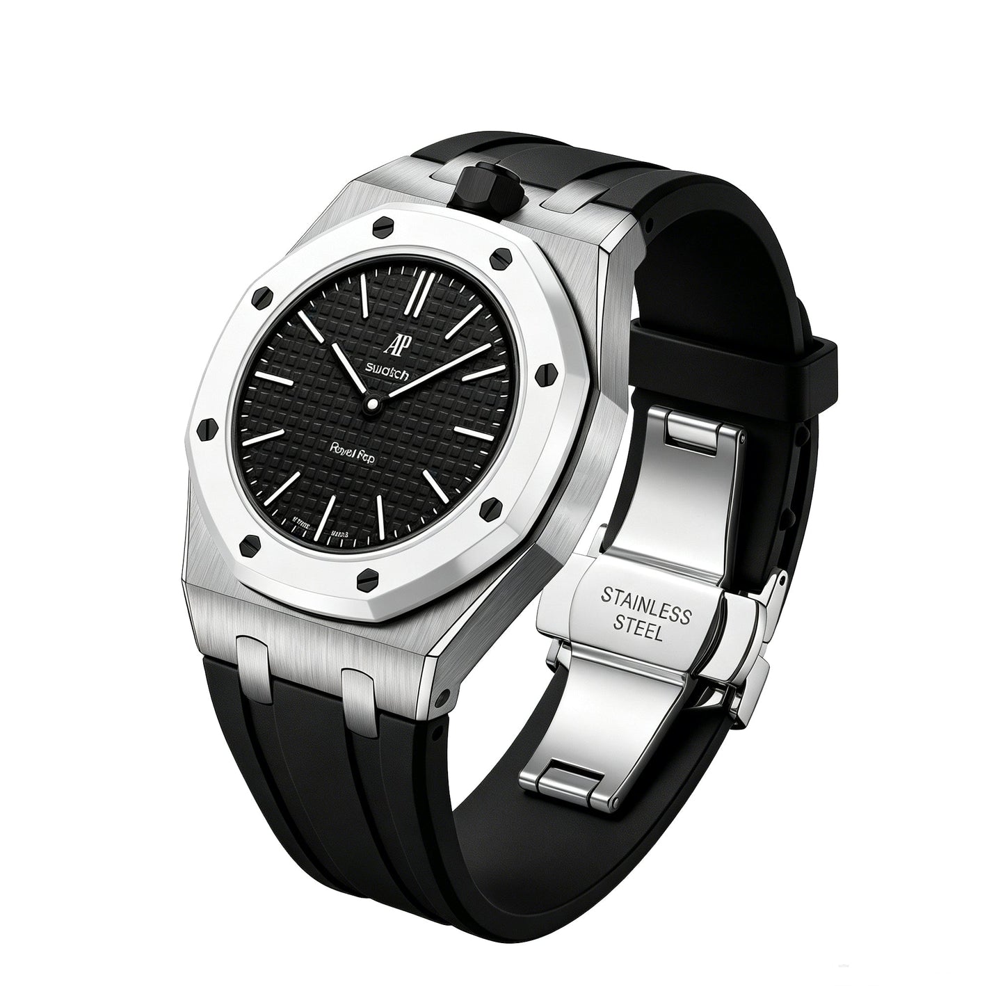 [Azure Tears]Royal Oak Pop Exclusive Steel Case & Silicone Strap With Cradle
