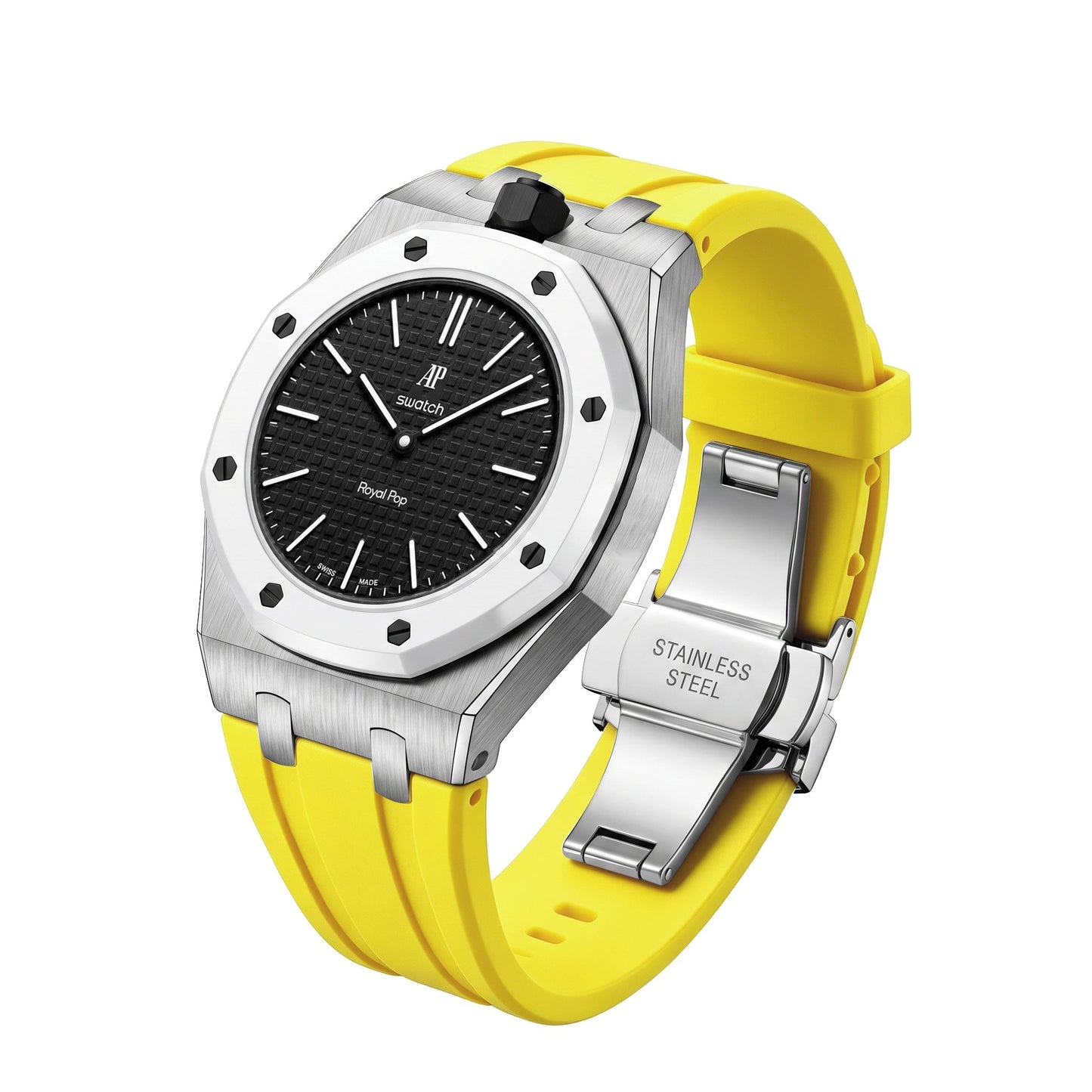 [Azure Tears]Royal Oak Pop Exclusive Steel Case & Silicone Strap With Cradle