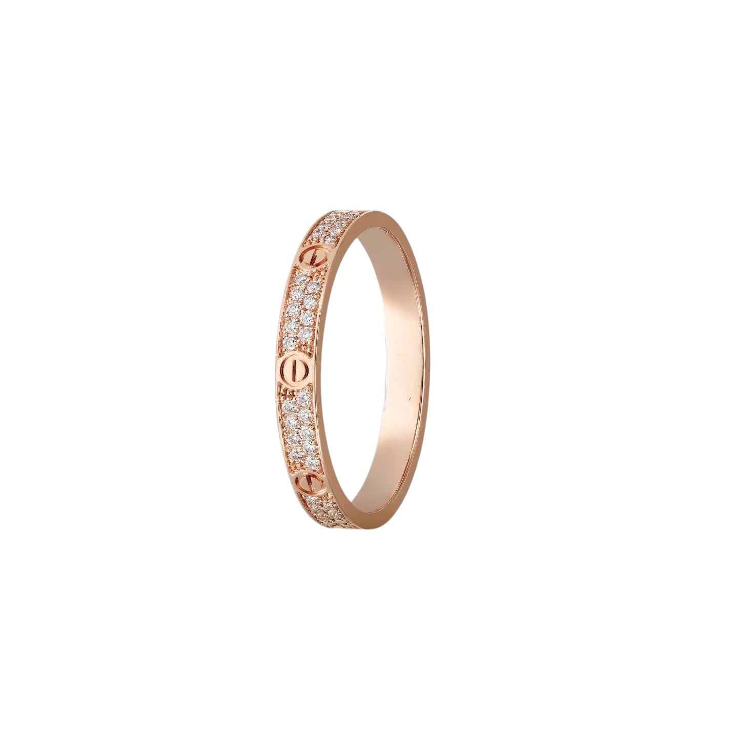[Azure Tears]LOVE 2.6MM PAVÉ DIAMOND RING