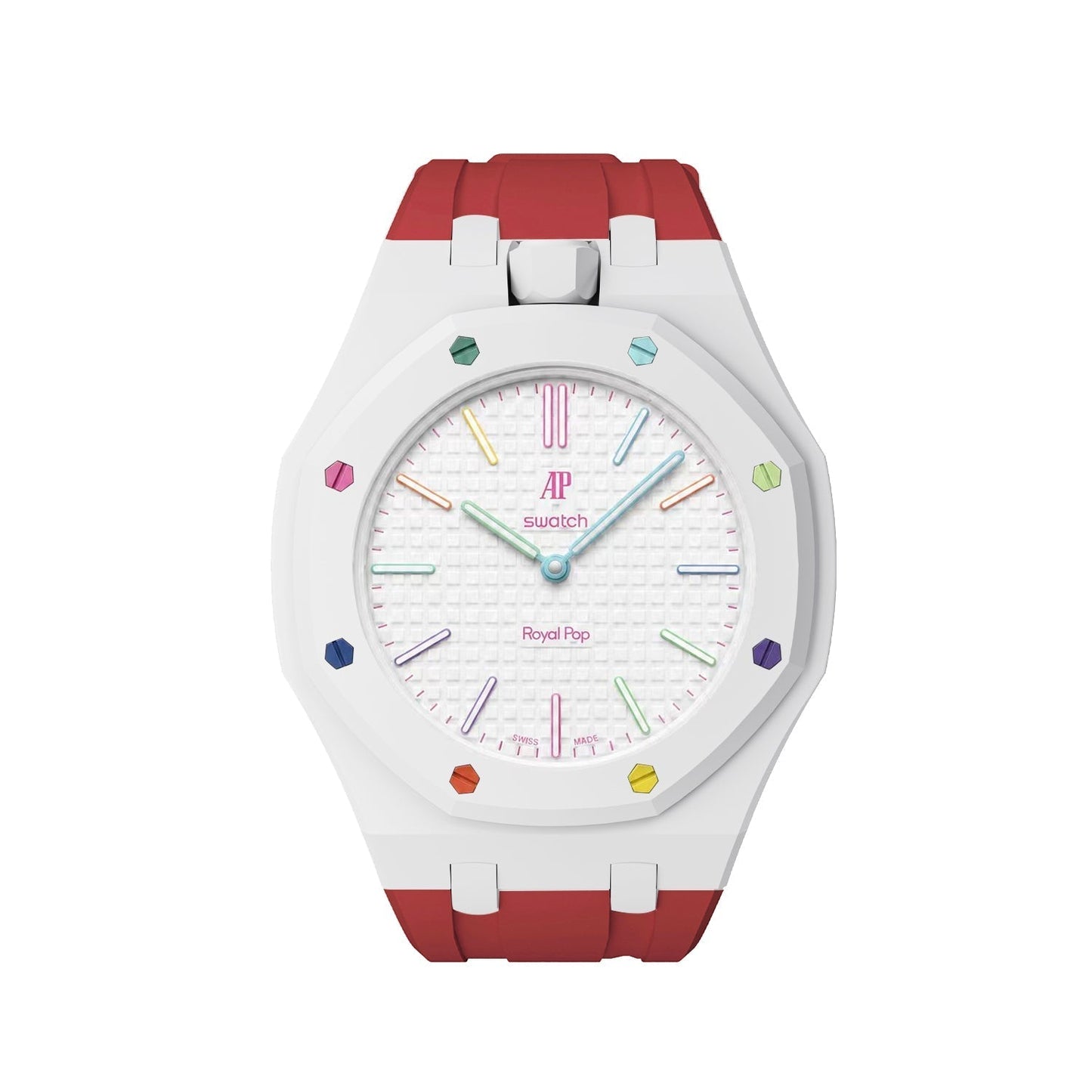 [Azure Tears]Royal Oak Pop Exclusive Bioceramic Case & Silicone Strap Mix Color