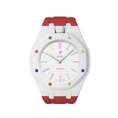 [Azure Tears]Royal Oak Pop Exclusive Bioceramic Case & Silicone Strap Mix Color