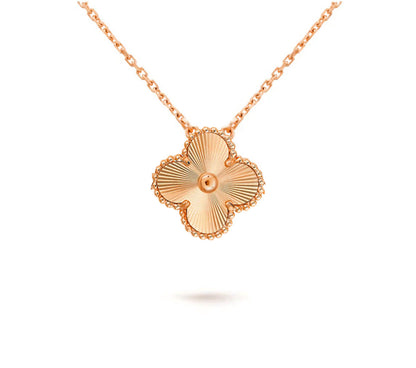 [Azure Tears]15MM CLOVER FLOWER PENDANT NECKLACE COLLECTION