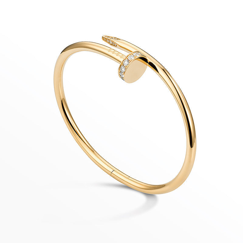 [Azure Tears]JUSTE UN CLOU 3.5MM CLASSIC DIAMOND BANGLE
