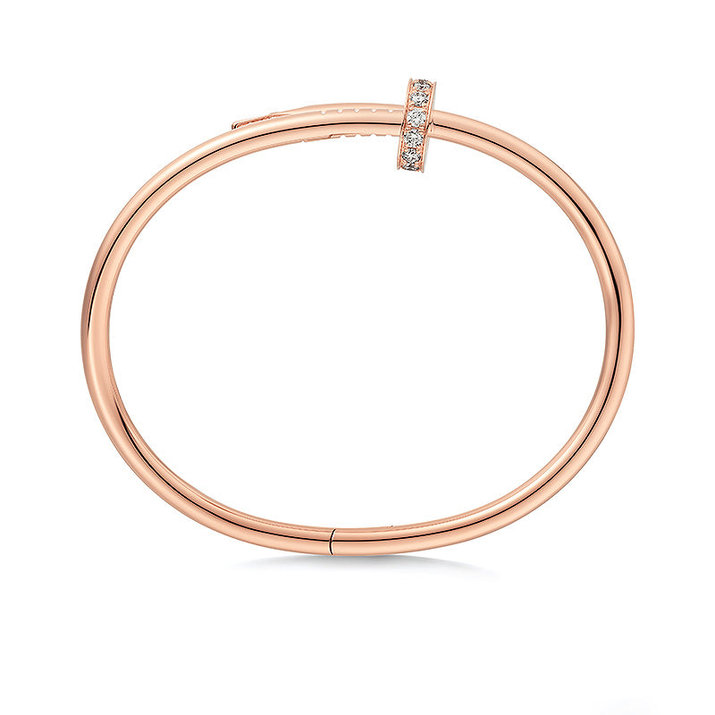 [Azure Tears]JUSTE UN CLOU 3.5MM CLASSIC DIAMOND BANGLE