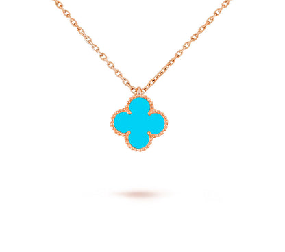 [Azure Tears]9.5MM MINI CLOVER PENDANT NECKLACE COLLECTION