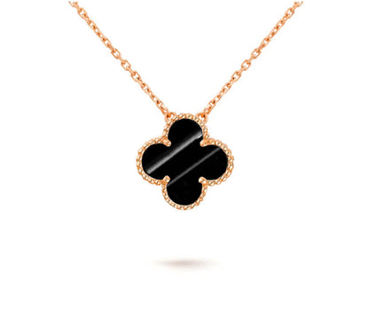 [Azure Tears]15MM CLOVER FLOWER PENDANT NECKLACE COLLECTION