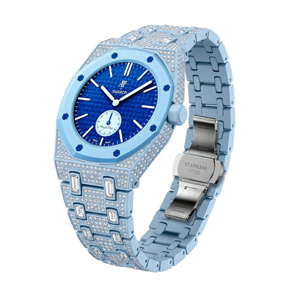 [Azure Tears]Royal Oak Pop Exclusive Bioceramic Case & Bioceramic Strap Full Diamond