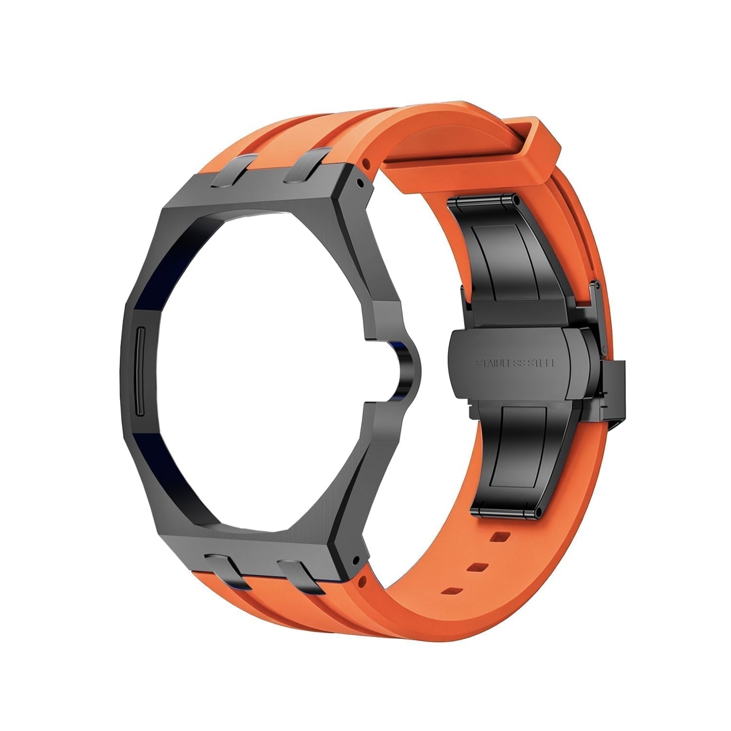 [Azure Tears]OAK POP BLACK STEEL CASE & SILICONE STRAP