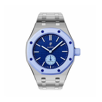 [Azure Tears]ROYAL OAK POP EXCLUSIVE STEEL CASE & SILICONE STRAP