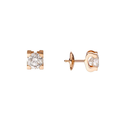 [Azure Tears]C DE DIAMOND STUD EARRINGS