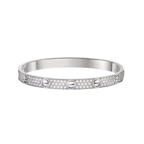 [Azure Tears]CLASSIC 6.1MM LOVE BANGLE - FULL PAVÉ