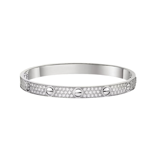 [Azure Tears]CLASSIC 6.1MM LOVE BANGLE - FULL PAVÉ