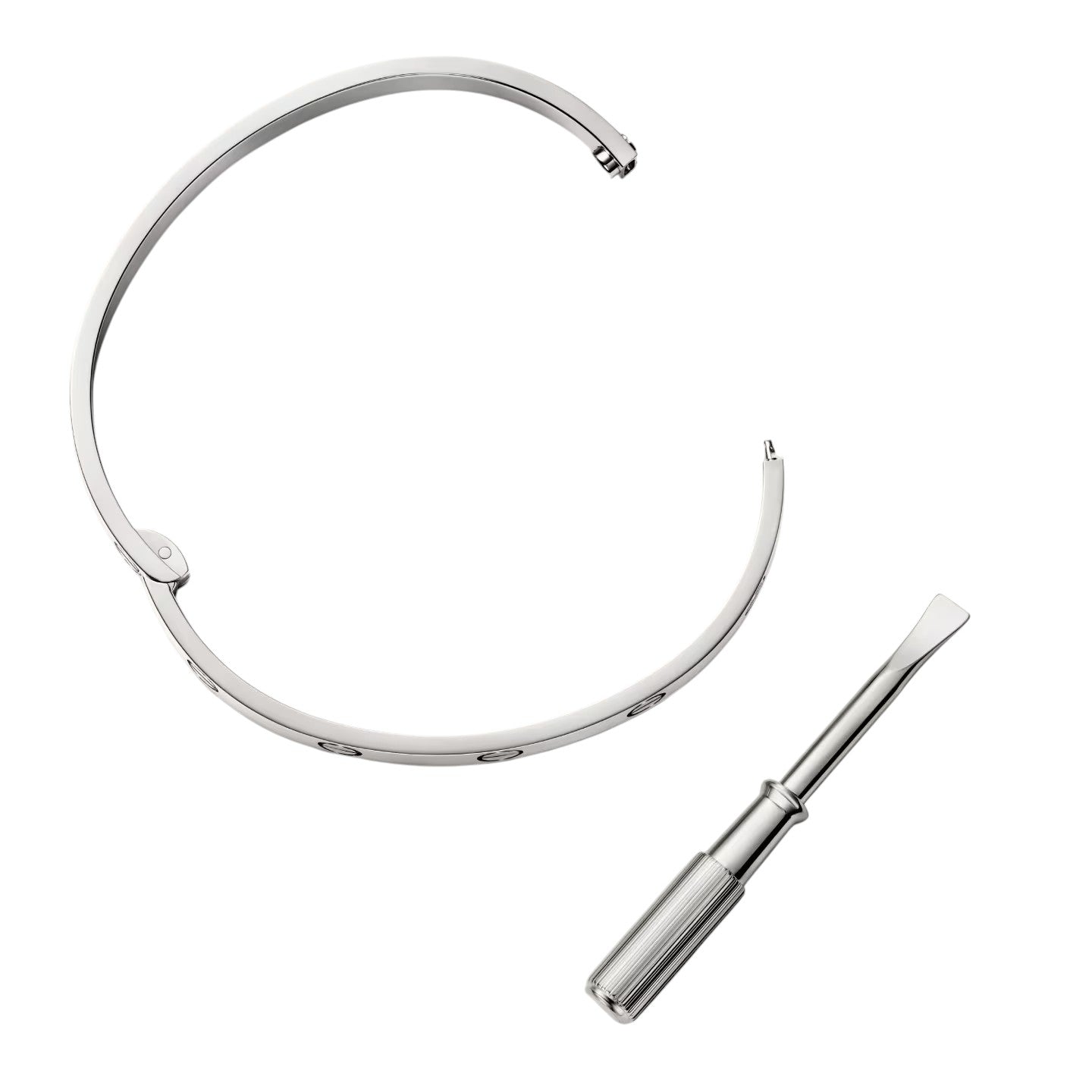 [Azure Tears]CLASSIC 6.1MM LOVE SINGLE-SCREW CLOSURE BANGLE