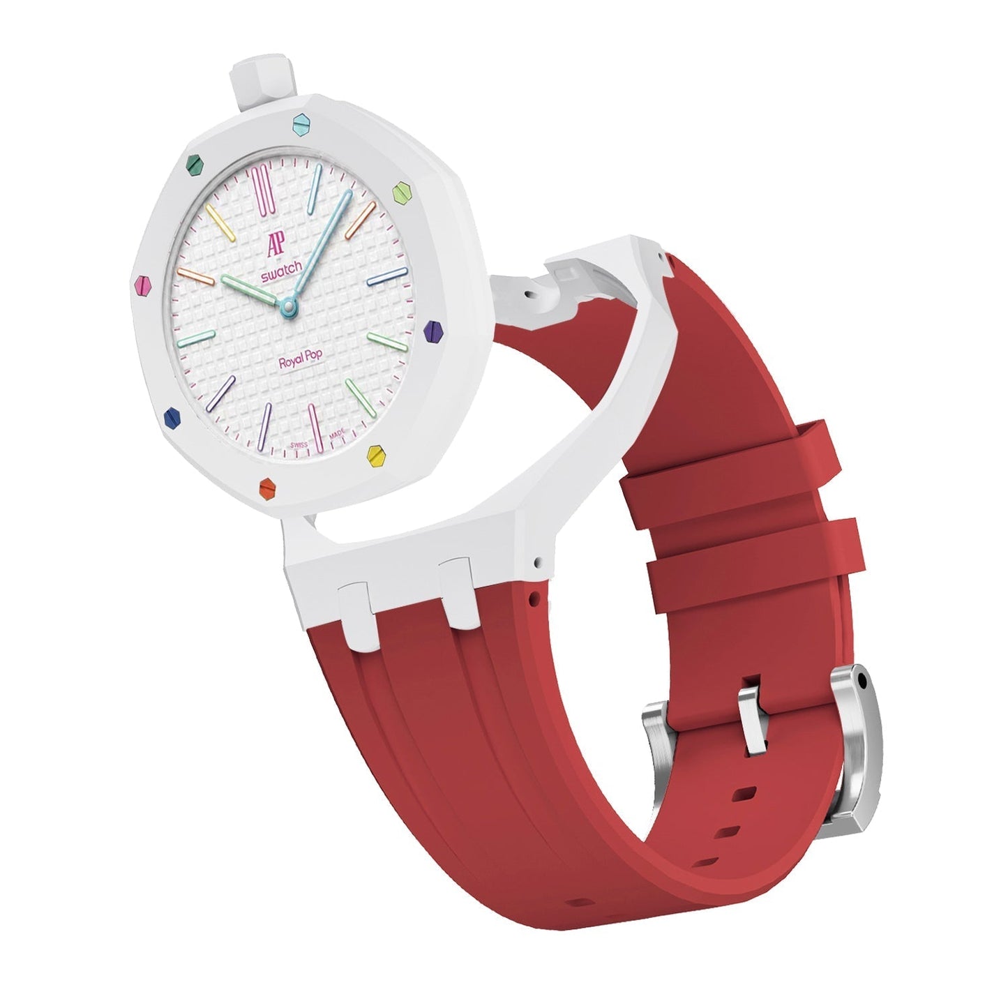 [Azure Tears]Royal Oak Pop Exclusive Bioceramic Case & Silicone Strap Mix Color
