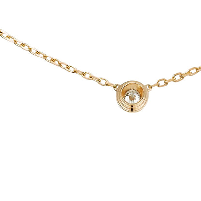 [Azure Tears]LOVE SCREW PENDANT SINGLE DIAMOND NECKLACE