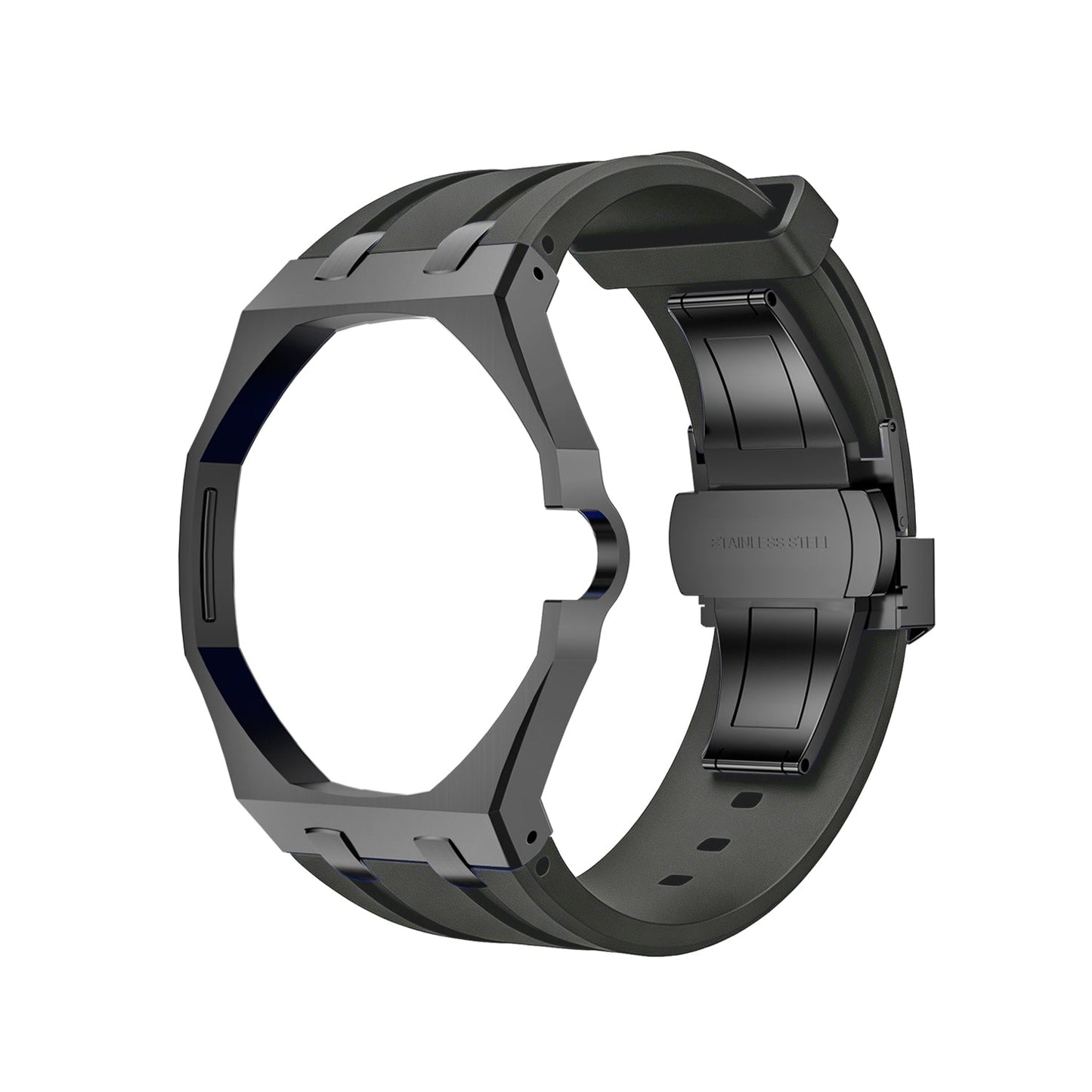 [Azure Tears]OAK POP BLACK STEEL CASE & SILICONE STRAP