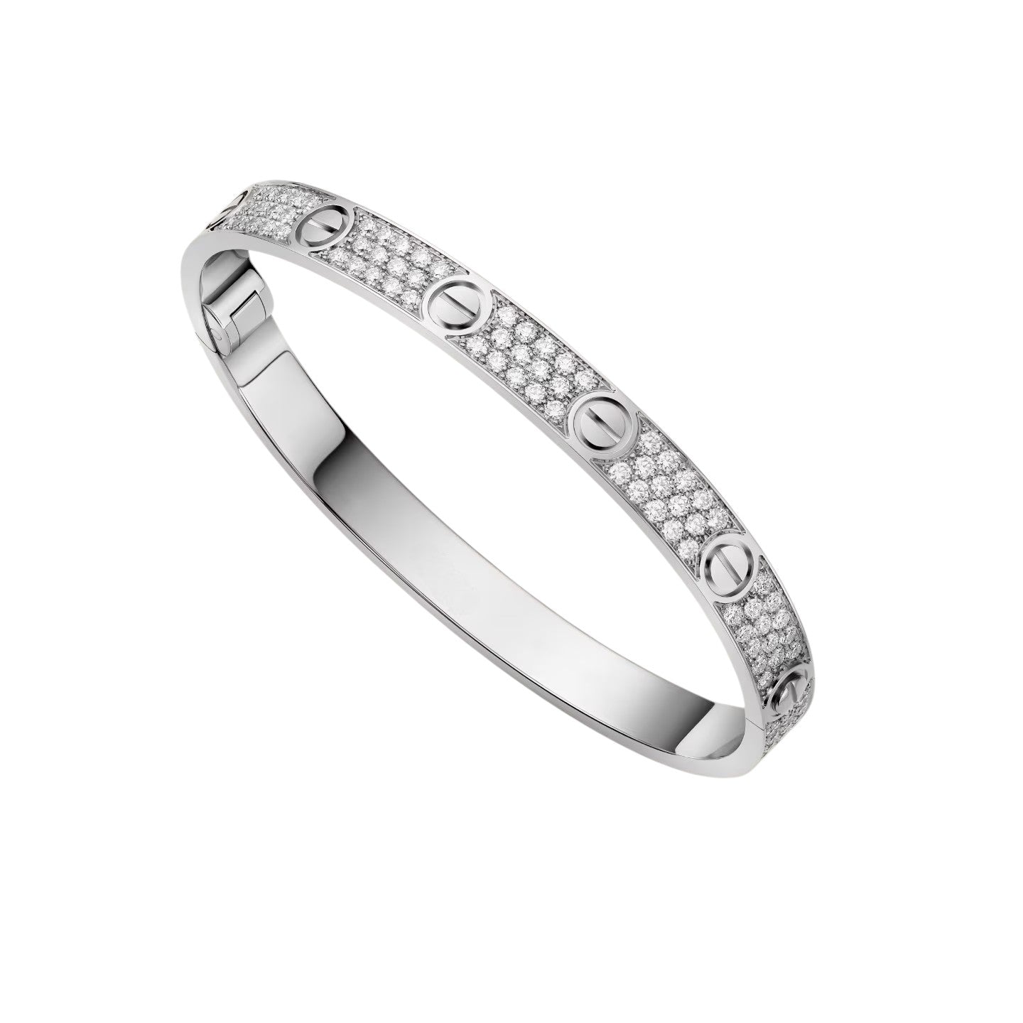 [Azure Tears]CLASSIC 6.1MM LOVE BANGLE - FULL PAVÉ