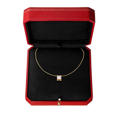 [Azure Tears]C DE PENDANT DIAMOND NECKLACE