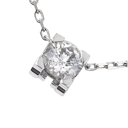 [Azure Tears]C DE PENDANT DIAMOND NECKLACE