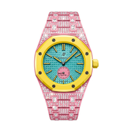 [Azure Tears]Royal Oak Pop Exclusive Bioceramic Case & Bioceramic Strap Full Diamond