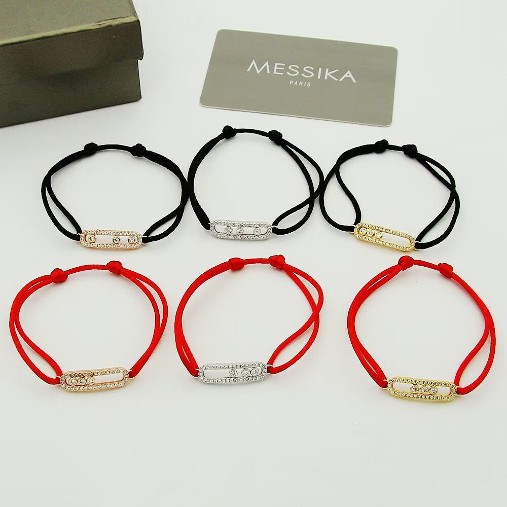 [Azure Tears]CARE(S) PAVÉ CORD BRACELET