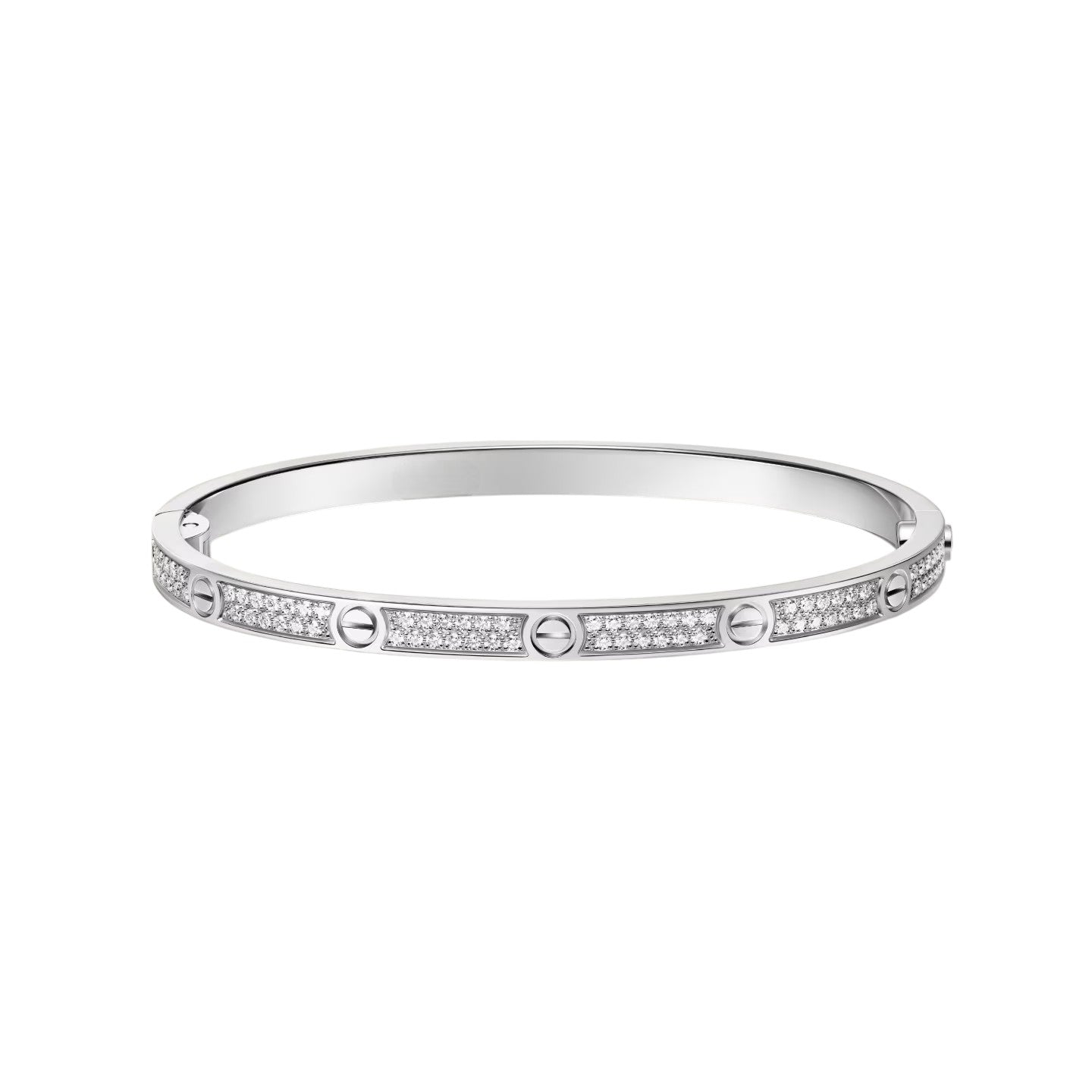 [Azure Tears]CLASSIC 3.65MM LOVE FULL PAVE BANGLE