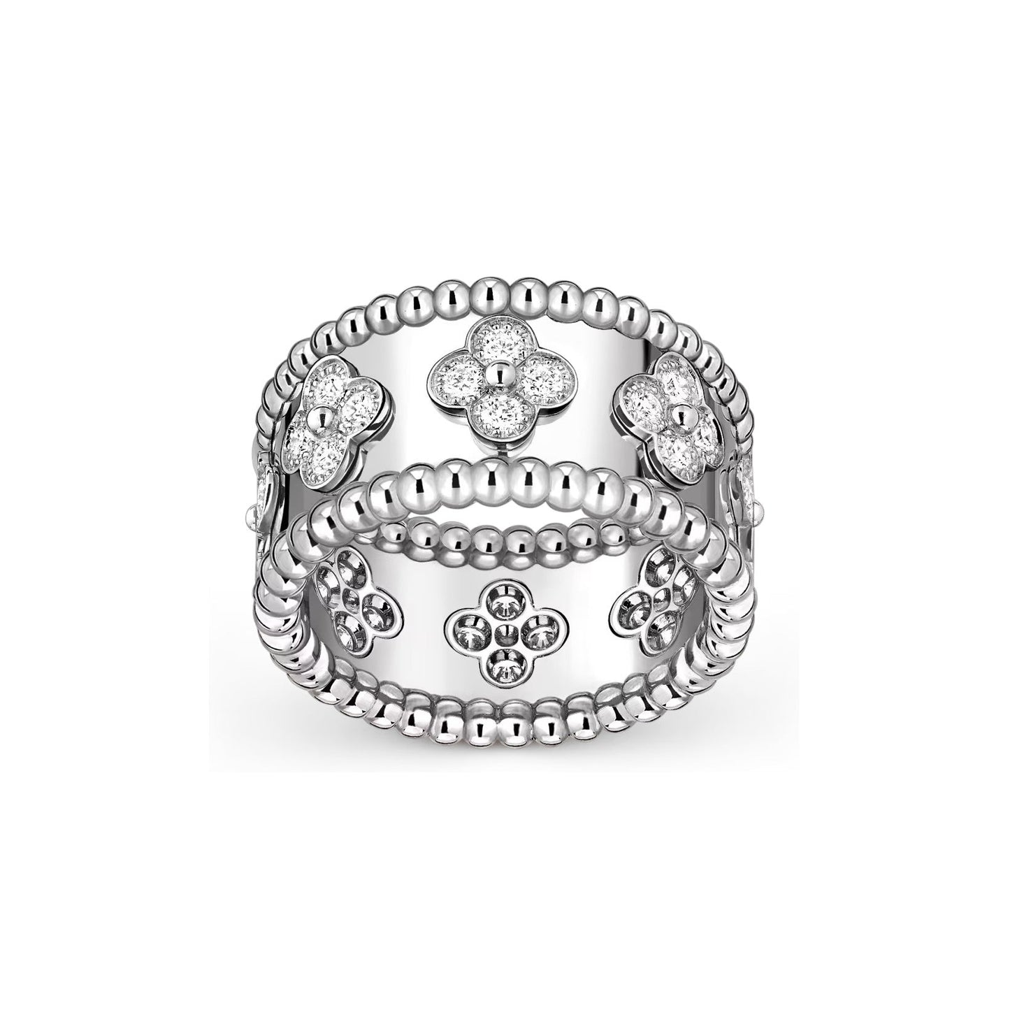 [Azure Tears]KALEIDOSCOPE RADIANCE WIDE BAND RING