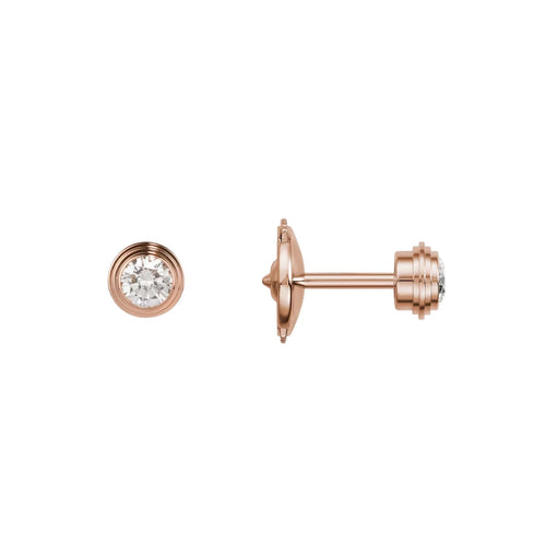 [Azure Tears]D'AMOUR 5MM DIAMOND STUD EARRINGS