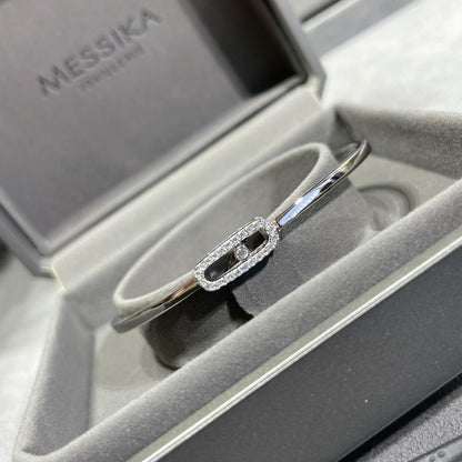 [Azure Tears]MOVE UNO PAVÉ FLEX BANGLE (MEDIUM)
