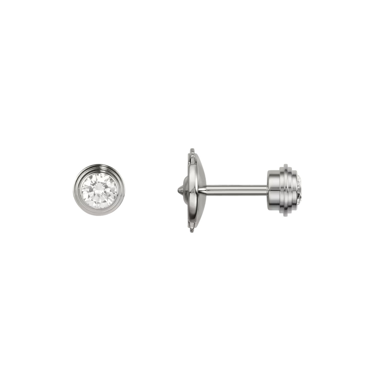 [Azure Tears]D'AMOUR 5MM DIAMOND STUD EARRINGS