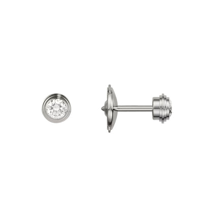 [Azure Tears]D'AMOUR 5MM DIAMOND STUD EARRINGS