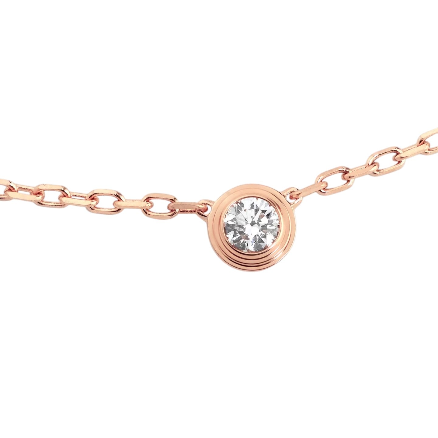 [Azure Tears]LOVE SCREW PENDANT SINGLE DIAMOND NECKLACE